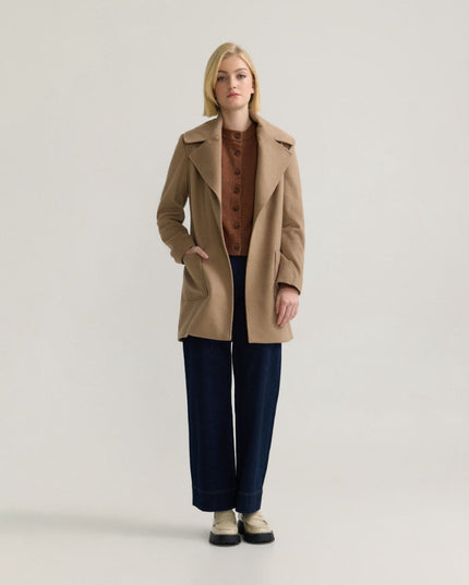 Women’s Classic Wool Coat – Warm Winter Outerwear - n/a - NOVEMBER28