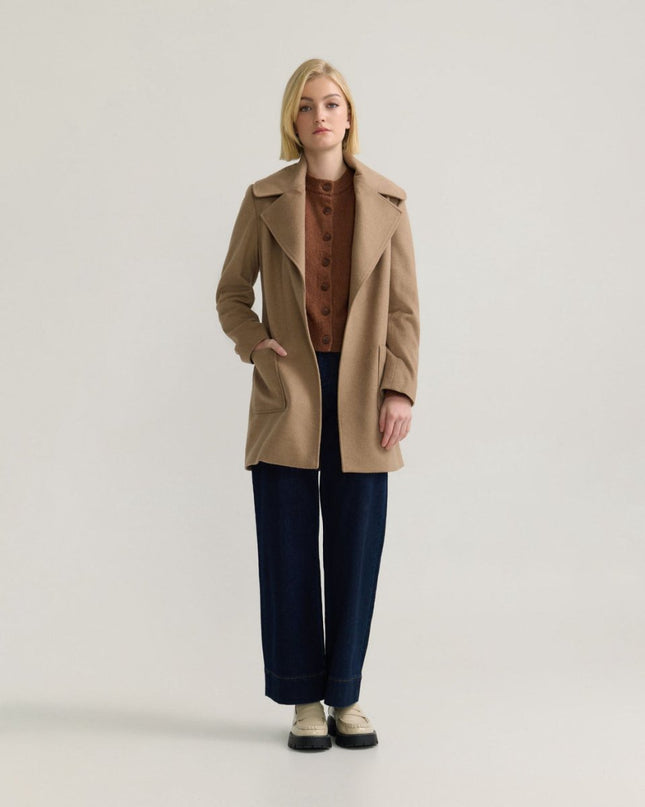 Women’s Classic Wool Coat – Warm Winter Outerwear - n/a - NOVEMBER28