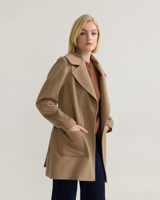 Women’s Classic Wool Coat – Warm Winter Outerwear - n/a - NOVEMBER28