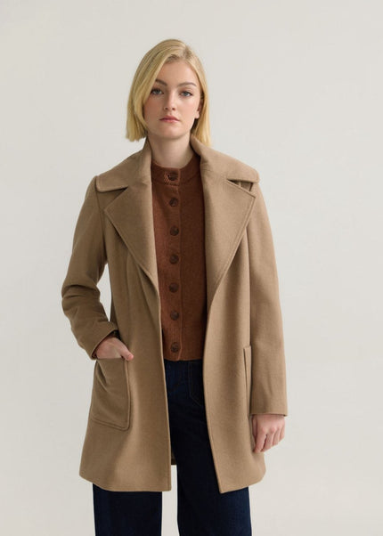 Women’s Classic Wool Coat – Warm Winter Outerwear - n/a - NOVEMBER28