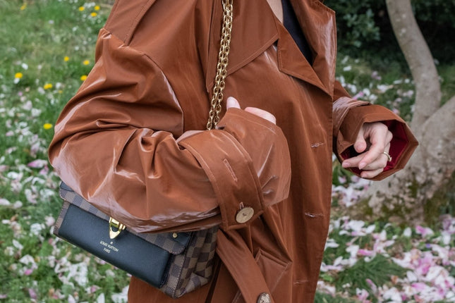 Women's Fashion Winter Trench Coat in Chocolate Brown - Stay Stylish and Warm - n/a - ZUBEK