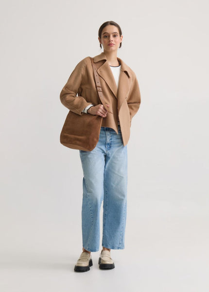 Women’s Grey Wool Blazer – Classic Tailored Jacket - n/a - NOVEMBER28