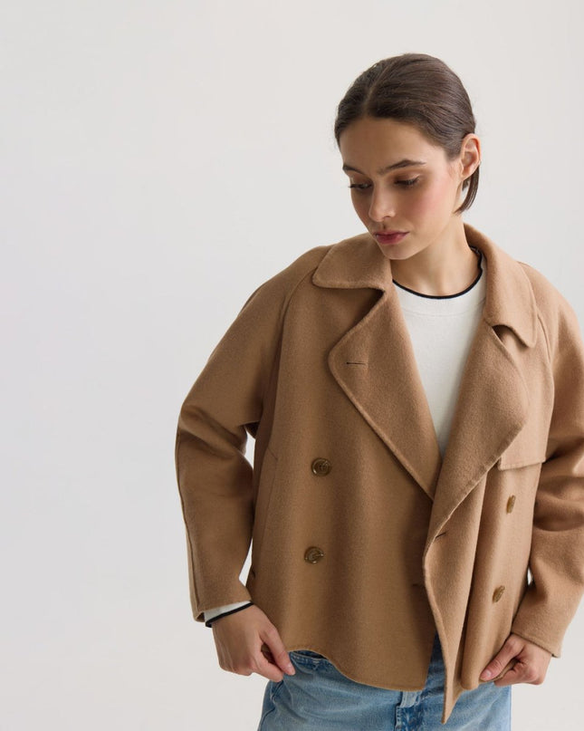 Women’s Grey Wool Blazer – Classic Tailored Jacket - n/a - NOVEMBER28