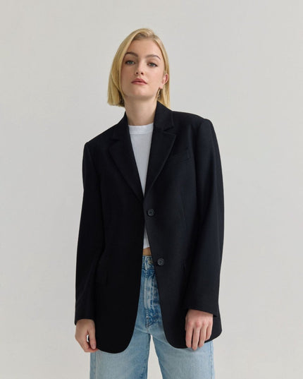 Women’s Grey Wool Coat – Classic Winter Outerwear - n/a - NOVEMBER28