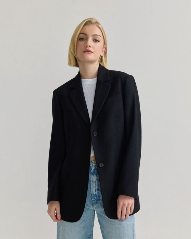 Women’s Grey Wool Coat – Classic Winter Outerwear - n/a - NOVEMBER28
