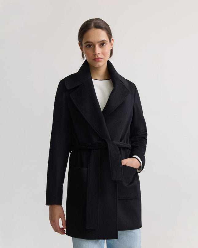 Women’s Grey Wool Coat – Classic Winter Outerwear - n/a - NOVEMBER28