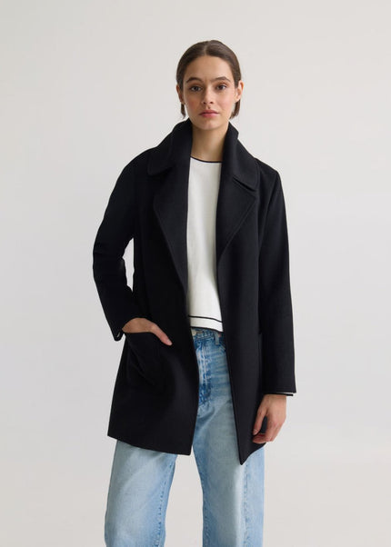 Women’s Grey Wool Coat – Classic Winter Outerwear - n/a - NOVEMBER28