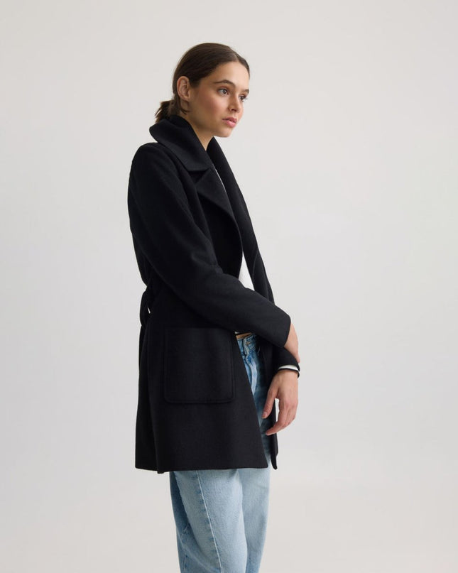 Women’s Grey Wool Coat – Classic Winter Outerwear - n/a - NOVEMBER28