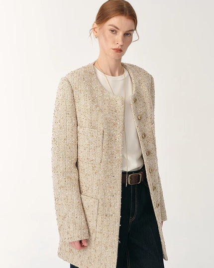 Heavy Wool Tweed Jacket