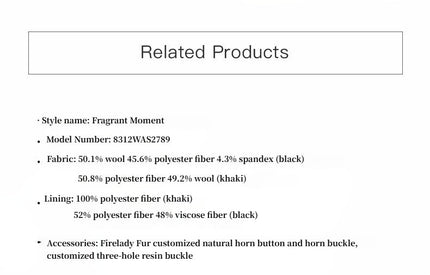 Women’s Mid-Length Wool Trench Coat