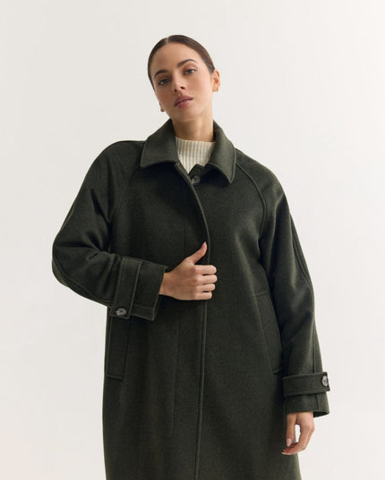 Women’s Wool Coat – Classic Tailored Winter Outerwear - n/a - NOVEMBER28