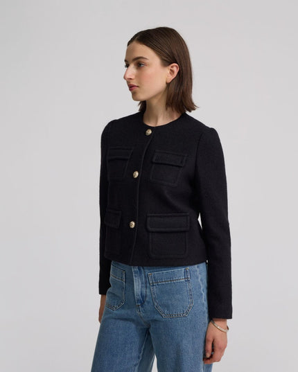 Women's Wool Coat – Elegant Classic Winter Outerwear - n/a - NOVEMBER28