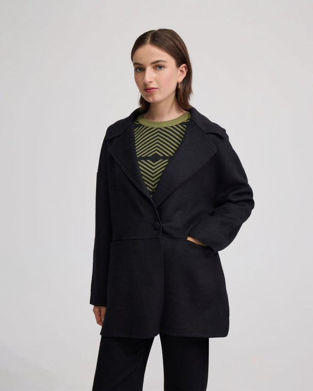Women's Wool Coat - Elegant Winter Outerwear for Stylish Comfort - n/a - NOVEMBER28