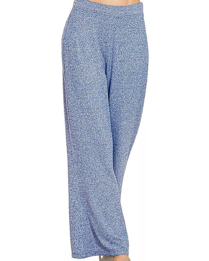 Zenana Soft Elastic Waisted Flare Pants - Trendsi