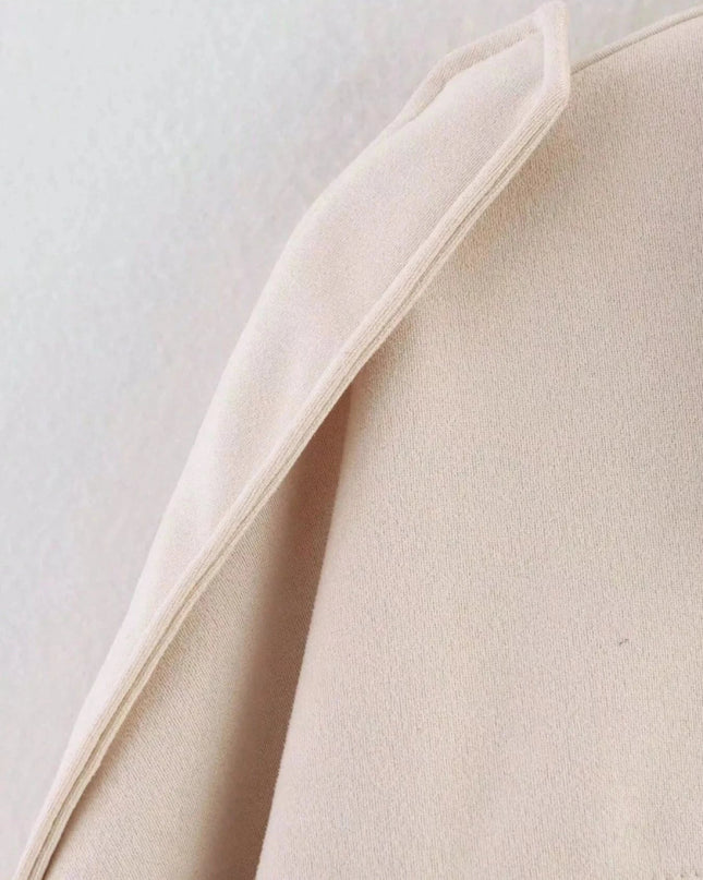 Zip Up Oversized Jacket - Trendsi