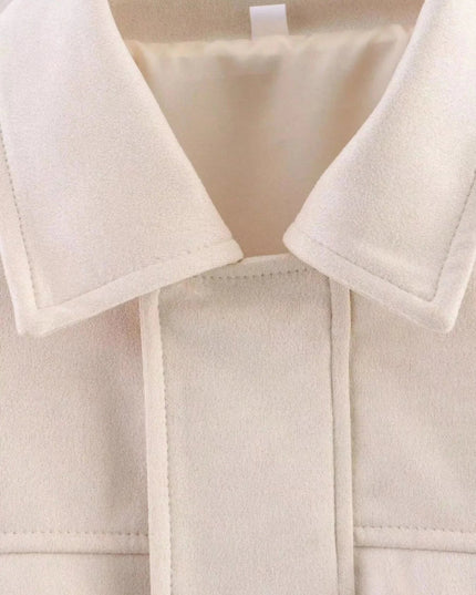 Zip Up Oversized Jacket - Trendsi