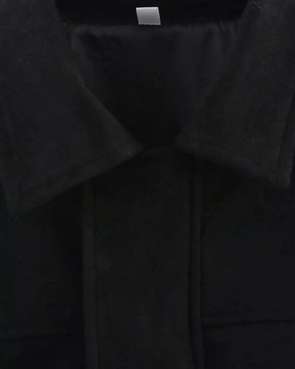 Zip Up Oversized Jacket - Trendsi