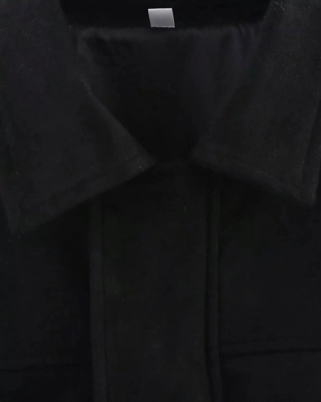 Zip Up Oversized Jacket - Trendsi