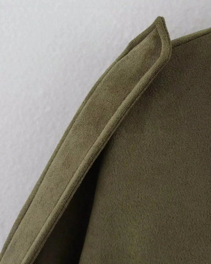 Zip Up Oversized Jacket - Trendsi